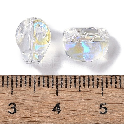 Baking Paint Glass Beads GLAA-S202-17-1