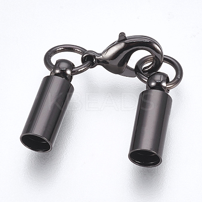 Brass Lobster Claw Clasps KK-F758-02B-1