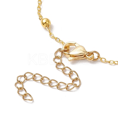3Pcs 3 Colors Brass Flat Oval Cable Chain Bracelets BJEW-JB11602-1