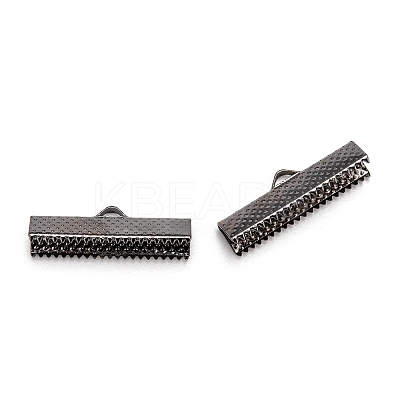 Iron Ribbon Crimp Ends LS-X-E182Y-B-1