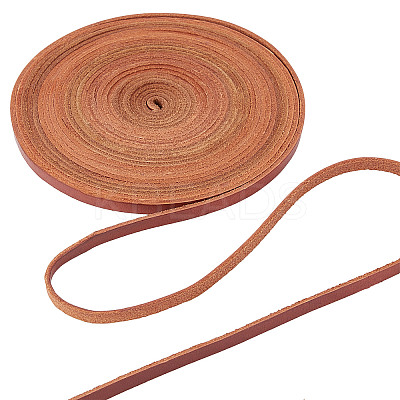 Flat Leather Jewelry Cord WL-GF0001-07B-01-1