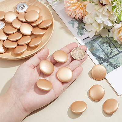 30Pcs Imitation Leather Snap Bottons BUTT-NB0001-90B-1