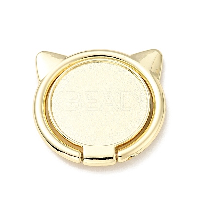 Alloy Cat Cell Phone Holder Stand Findings AJEW-E046-02G-1