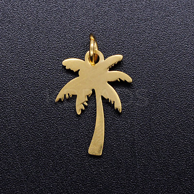 Ion Plating(IP) 201 Stainless Steel Pendants STAS-Q201-JN302-2-1