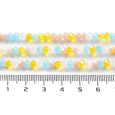 Glass Beads Strands EGLA-A034-M4mm-52-1