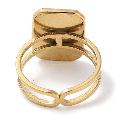 Ion Plating(IP) 304 Stainless Steel Ring RJEW-B059-09G-04-1