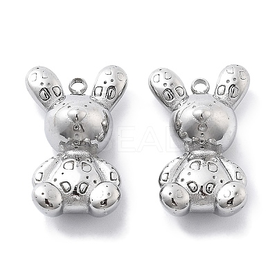 Anti-Tarnish 304 Stainless Steel Pendants STAS-R130-22P-1