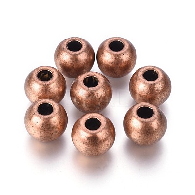 Tibetan Style European Beads RLF11261Y-NF-1