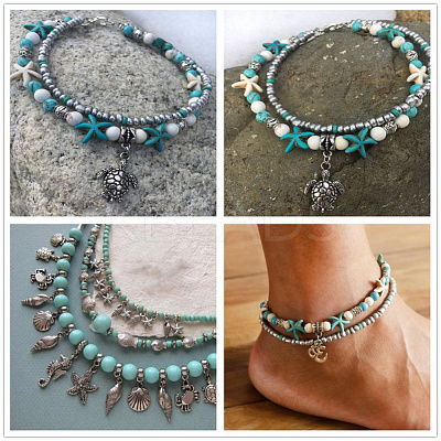 Ocean Theme DIY Jewelry Sets DIY-JP0003-56-1