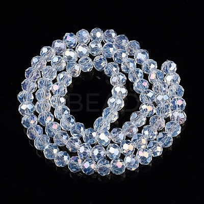 Electroplate Glass Beads Strands LS-EGLA-A044-J6mm-B06-1