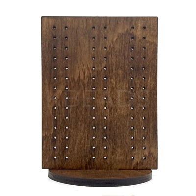 Rectangle Shape Wood Earring Display Stands ODIS-K004-02-1