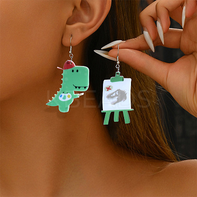 Acrylic Dangle Earrings FS-WG2F752-03-1