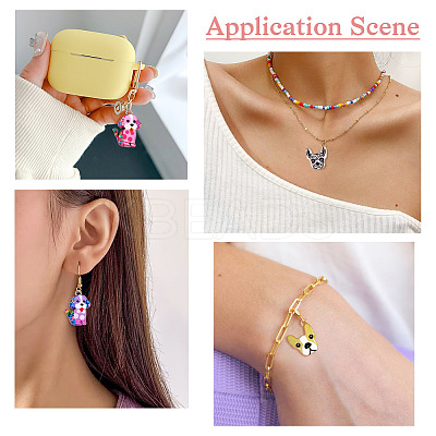 22Pcs 11 Styles Alloy Enamel Pandants FIND-TA0004-95-1