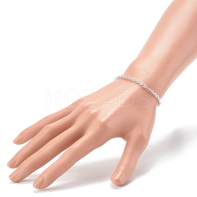304 Stainless Steel Cable Chains Bracelets BJEW-JB06334-1