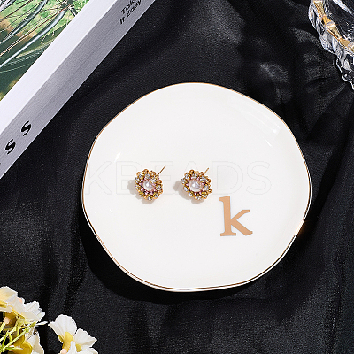Round Ceramic Jewelry Dish AJEW-WH20067-023C-1