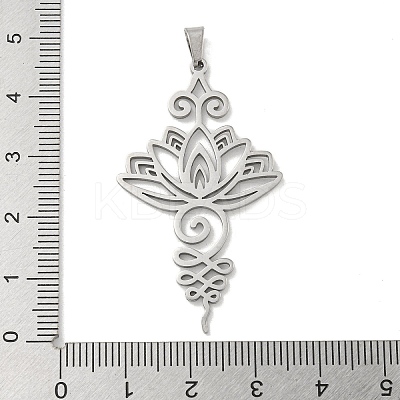 304 Stainless Steel Pendants STAS-M067-01P-1