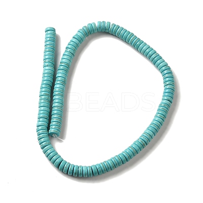 Synthetic Turquoise Dyed Beads Strands G-E594-20C-1