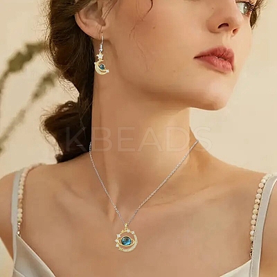 4Pcs 4 Styles Rack Plating Brass Micro Pave Cubic Zirconia Pendants KK-YW0002-79-1