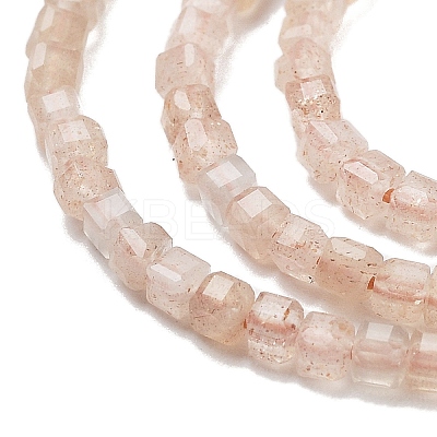 Natural Sunstone Beads Strands G-H042-B01-01-1
