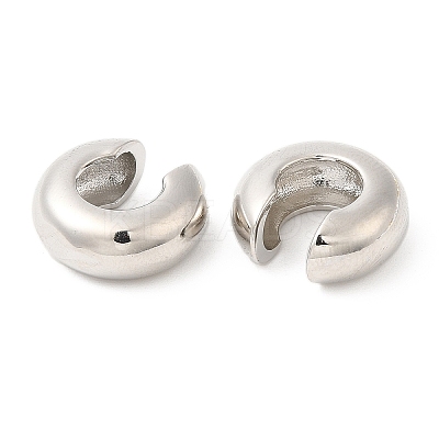 Rack Plating Brass Cuff Earrings for Women EJEW-Q770-23P-1