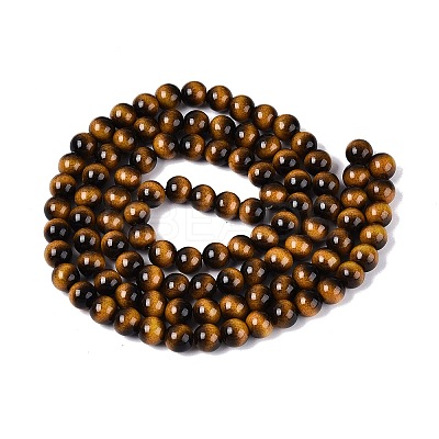 Imitation Tiger Eye Glass Beads Strands GLAA-Q106-03A-B03-1