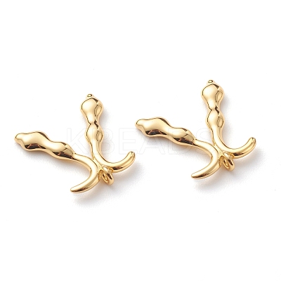 Brass Pendants KK-Z010-19G-1