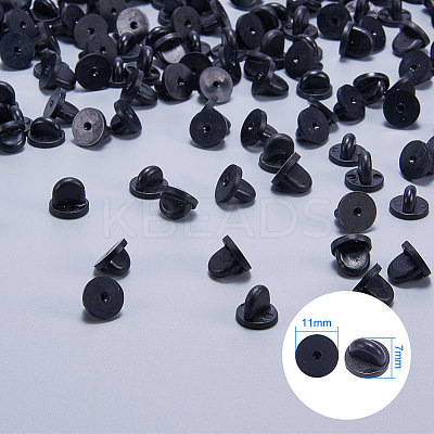 Rubber Brooch Findings FIND-PH0011-01-1