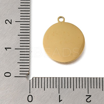 PVD Vacuum Plating 201 Stainless Steel Pendants STAS-C111-32G-1