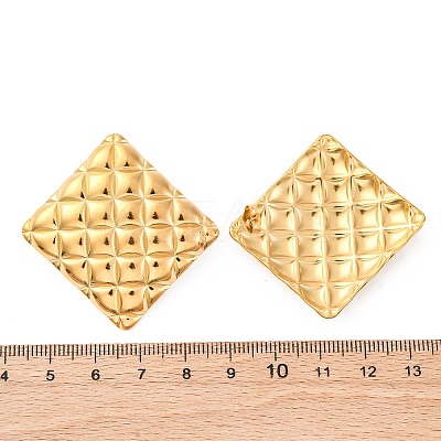 304 Stainless Steel Stud Earrings for Women LS-EJEW-K306-08G-1