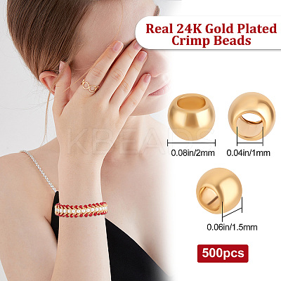 316 Surgical Stainless Steel Crimp Beads STAS-BBC0001-45-1