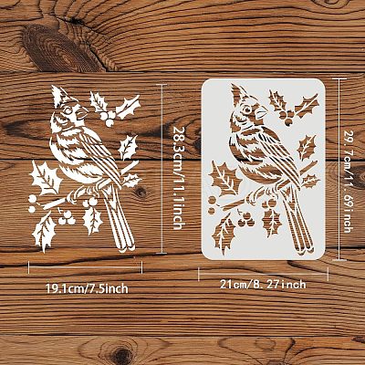 Plastic Reusable Drawing Painting Stencils Templates DIY-WH0202-301-1