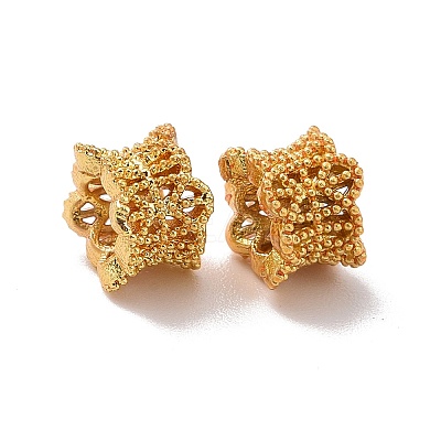 Eco-friendly Brass European Beads X-KK-D079-09G-1