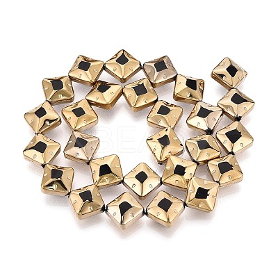 Electroplate Glass Beads Strands EGLA-T021-24A-1