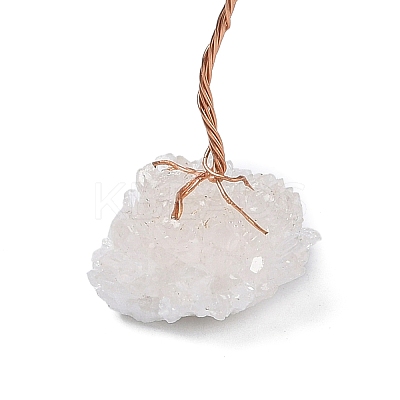 Natural Red Jasper Chips Tree of Life Decorations DJEW-P022-01A-02-1