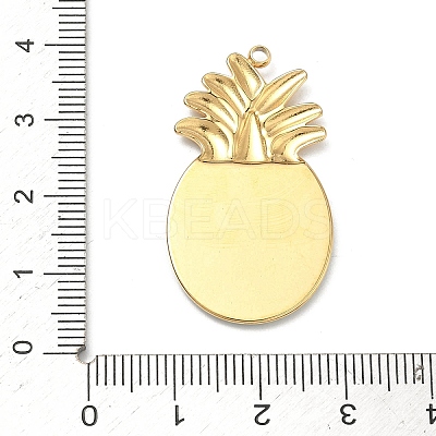 304 Stainless Steel Pendants STAS-C174-06G-02-1