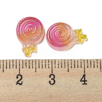 Luminous Transparent Resin Decoden Cabochons RESI-D013-15-1