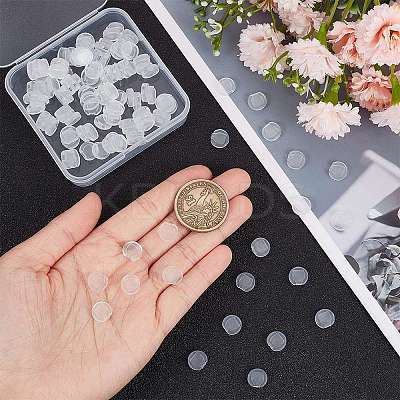 120Pcs Comfort Silicone Earring Pads KY-SP0001-04-1