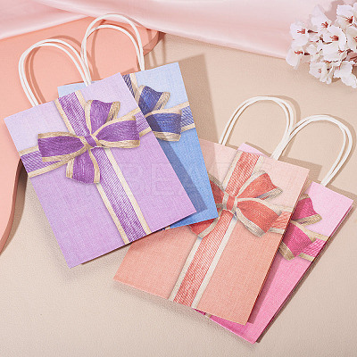 Rectangle Paper Gift Storage Bags with Handle CARB-TAC0003-01-1