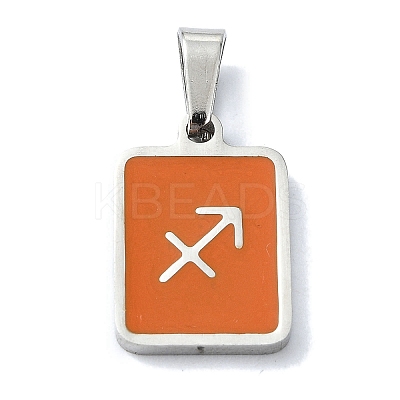 304 Stainless Steel Pendants STAS-C097-56P-03-1
