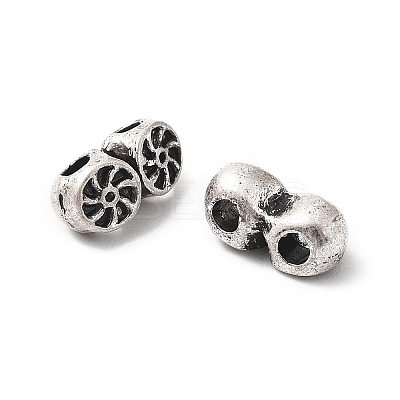 Tibetan Style Alloy Beads PALLOY-F317-01AS-1