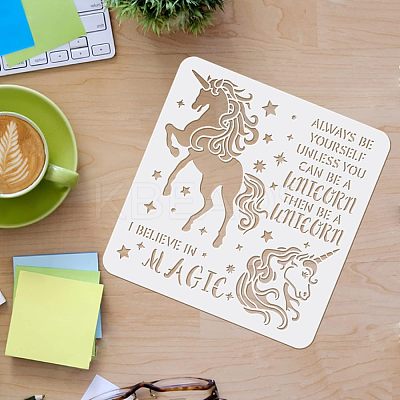 Plastic Reusable Drawing Painting Stencils Templates DIY-WH0172-365-1