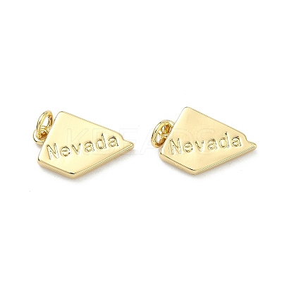 Brass Pendants KK-D229-22B-G-1
