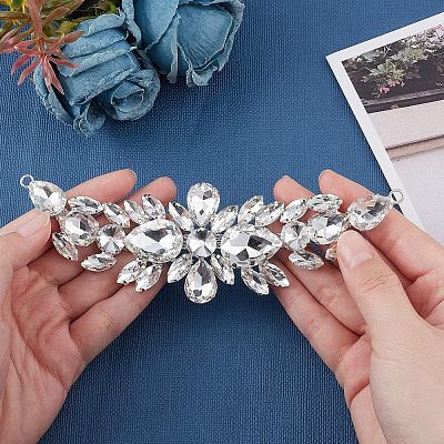 1Pc Brass Rhinestone Sewing Decorate DIY-FG0002-44-1