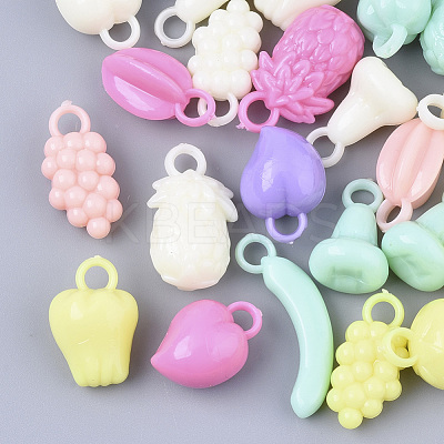 Opaque Acrylic Beads X-SACR-T347-06-1