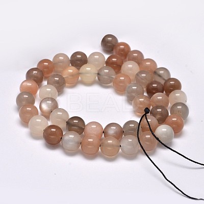 Grade AA Natural Multi-Moonstone Bead Strands G-M296-01-6mm-1