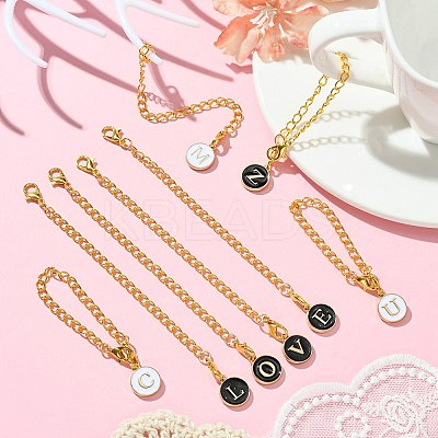 52Pcs 52 Styles Alloy Enamel Pendant Decorations HJEW-CJ00016-1