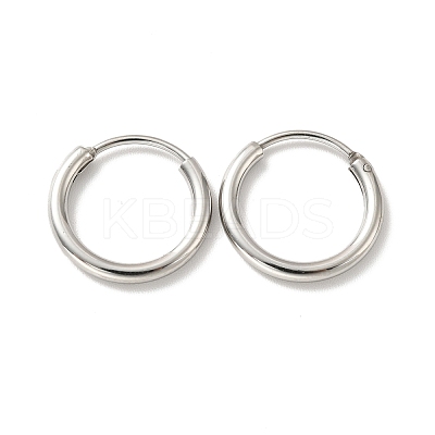Tarnish Resistant 201 Stainless Steel Huggie Hoop Earrings STAS-H164-03P-1