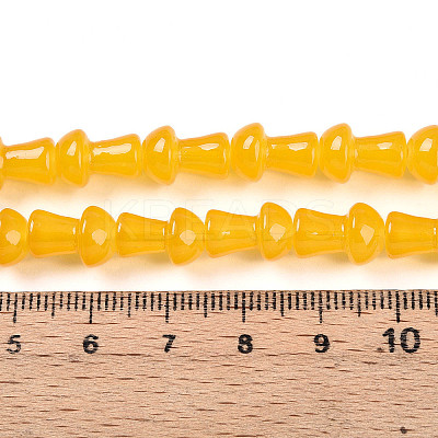Baking Paint Glass Beads Strands DGLA-N007-01F-1