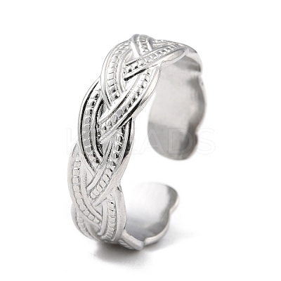 Tarnish Resistant 304 Stainless Steel Finger Rings RJEW-L102-29P-1