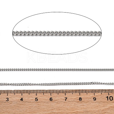 304 Stainless Steel Curb Chains CHS-M009-11P-01-1